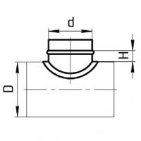 Купить врезка круглого сечения прямая в круглый воздуховод оптом | ПРОТОРГ