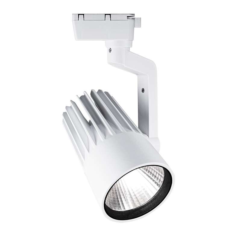 Рекомендуем купить Светильник светодиодный трековый PTR 0140-2 40Вт 4000К IP40 24град. WH бел. JazzWay 5022775