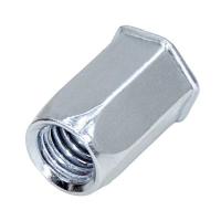 Купить заклепка м8x18 шестигранная с внутренней резьбой и уменьшенным бортом, оц. сталь оптом | ПРОТОРГ