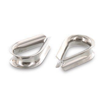 Рекомендуем купить Коуш ART 9073 (DIN 6899) для троса Ø2мм, нерж. сталь А4