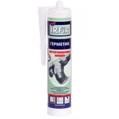 Рекомендуем купить Герметик IRFix для вентиляционных каналов акриловый серый, 310 мл
