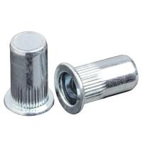 Купить заклепка м10x37 закрытая с внутренней резьбой, насечками и цилиндрическим бортом, оц. сталь оптом | ПРОТОРГ