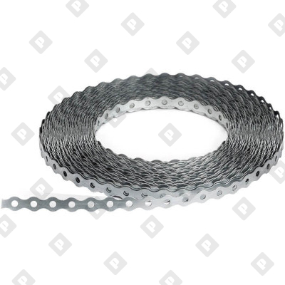 Лента монтажная перфорированная "Волна" 12x0.75 (25 м), оц. сталь - №1