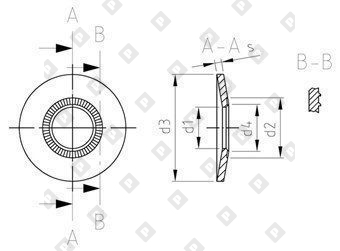 NFE 25-511 A4 12X32X2,0 - №3