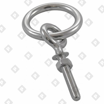 Рым-болт ART 8228 М6 с кольцом 6х35, нерж. сталь А2 - №1