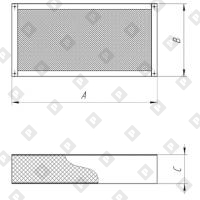 Пластина шумоглушителя - №1