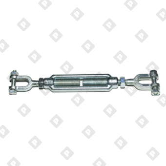 Талреп грузовой открытый 5/8" x 9" вилка-вилка 1,6 т, оц. сталь - №3