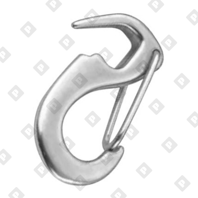 Карабин стаксельный ART 8533 90 мм, нерж. сталь A4 - №1