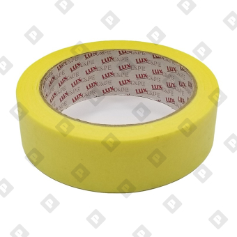 Лента малярная LUXTAPE 0,019х50 м жёлтая - №1
