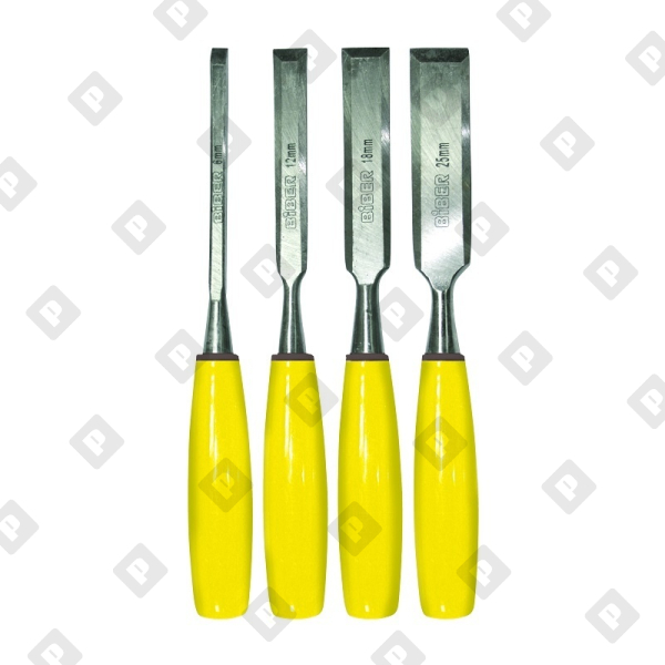 Набор стамесок Biber 85061, 6, 12, 18, 25 мм (4 шт.) - №1