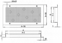 Решетка вентиляционная Р-С 1000х1200 RAL 9016 (белый) - №1