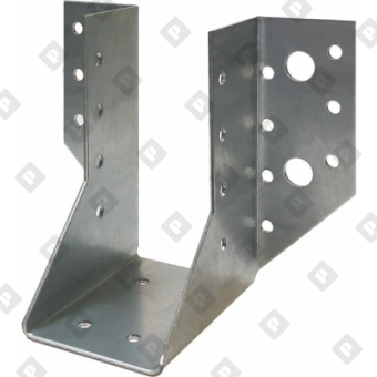 Опора бруса раскрытая OBR R 100x100x76x2 мм, оц. сталь - №1
