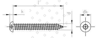 Art. 9110 A2 C 3,5X50 HEX-PIN 2 - №4