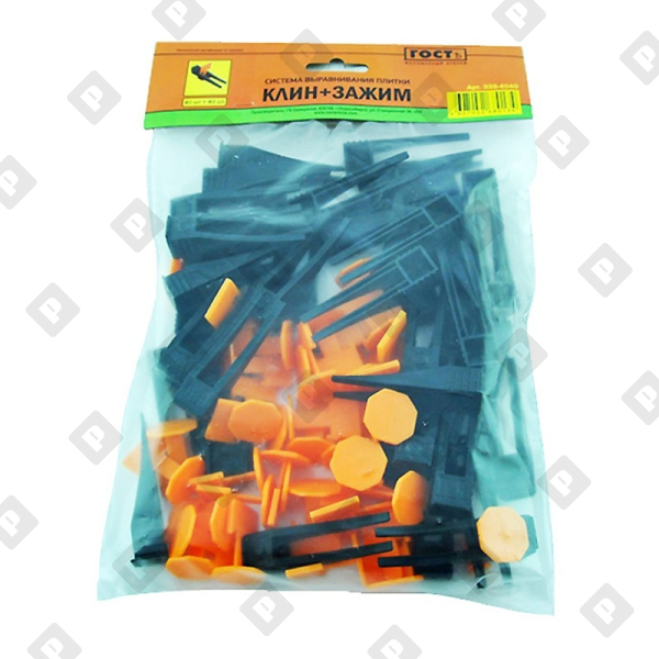 Зажим и клин СВП для плитки (40 шт.) - №1