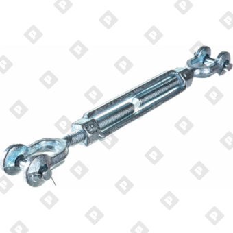 Талреп DIN 1480 М24 вилка-вилка, оц. сталь - №1