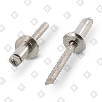 Заклепка вытяжная ISO 15983 5x24 со стандартным бортом, нерж. сталь A2 / нерж. сталь A2 - №1