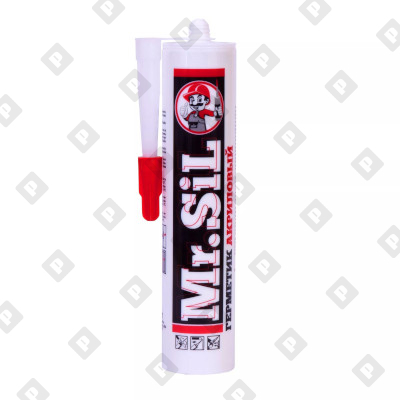 Герметик MR.SiL акриловый, 280 мл - №1