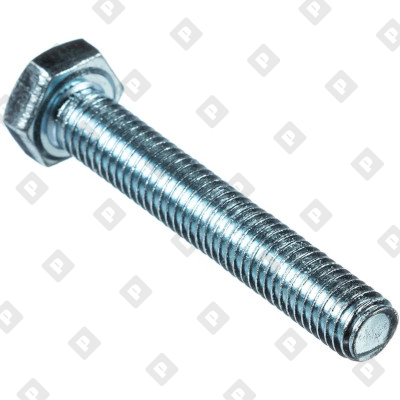 Болт DIN 933 M16x140 с шестигранной головкой и полной резьбой, кл. пр. 12.9, оц. сталь - №1