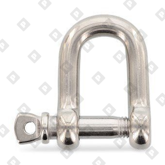 Скоба такелажная прямая ART 9076 Ø25 мм, нерж. сталь А4 - №3