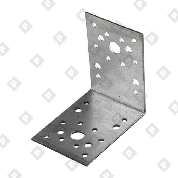 Крепежный уголок KU 90x90x40x2 мм, оц. сталь - №1