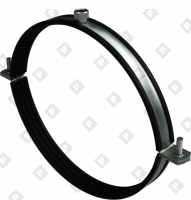 Хомут вентиляционный Ø355 мм с резиновым профилем и гайкой М8 - №1