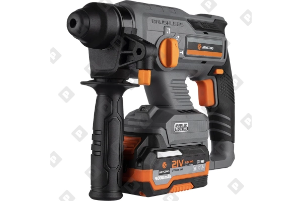 Набор из трех инструментов Anycons ударная дрель шуруповерт, УШМ, перфоратор AC-ST303 - №5