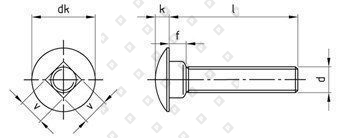 DIN 603 M 8X50/50 A2 - №4