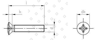 DIN 966 A4 M 6X60 H - №4