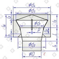 Дефлектор для воздуховода - №1