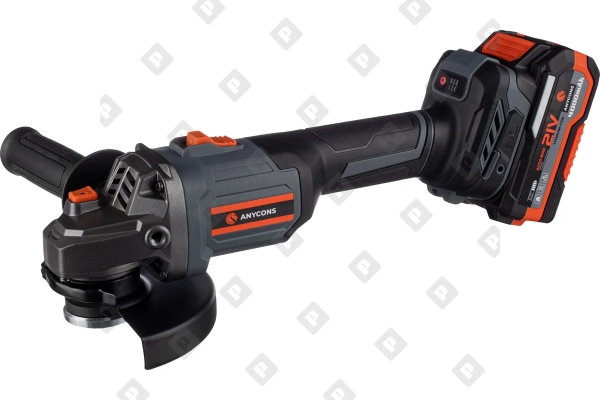 Бесщеточная угловая шлифовальная машинка Anycons 2 акк. JM-125S - №4