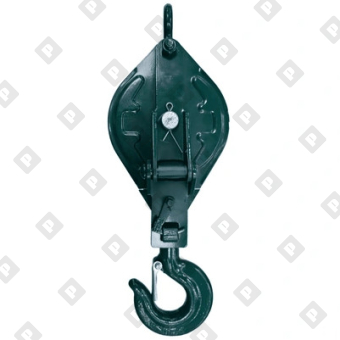 Блок двойной монтажный грузовой с крюком, г/п 6т - №1