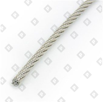 Трос ART 8382 (DIN 3060) Ø3 мм, конструкция 7х19, нерж. сталь А4 - №1