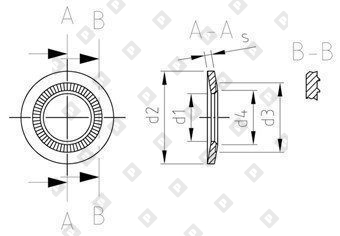NFE 25-511 A2 12X24X1,8 - №3