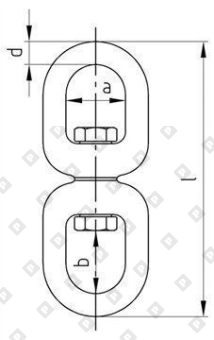 Вертлюг Art. 8254 петля-петля 5мм, нерж. сталь A4 - №3