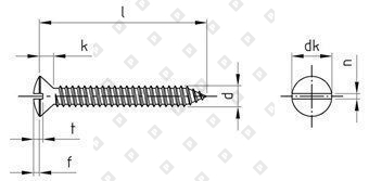 DIN 7973 A2 C 4,2X16 - №4