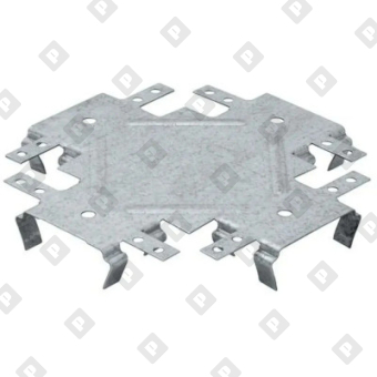 Соединитель профелей ПП 60х27 одноуровневый (краб), оц. сталь - №1