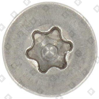 Винт DIN 965 М1,6x18 с потайной головкой и шлицем TX, нерж. сталь A4 - №3